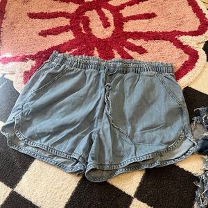 American Eagle Chambray Shorts